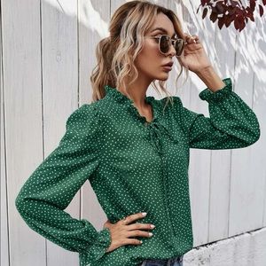 Green Long Sleeve blouse